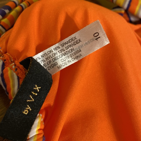 VIX by Paula Hermanny Beaded Triangle Bikini Top Size 10 - Picture 5 of 9